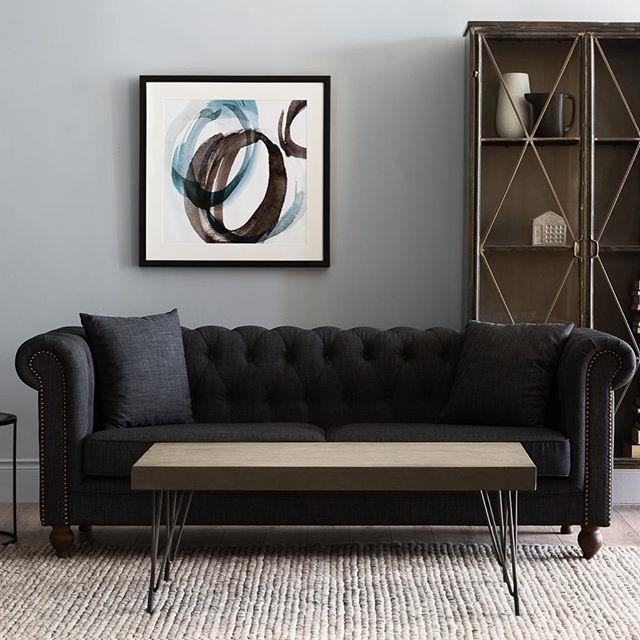 Amadeus Velvet Black 3 Seater Sofa