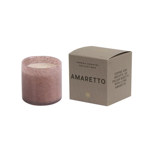 Amaretto Glass Candle