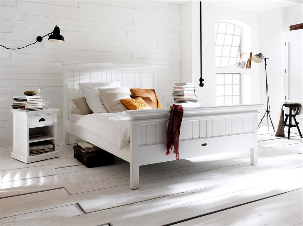 Ambiance King Size Bed White