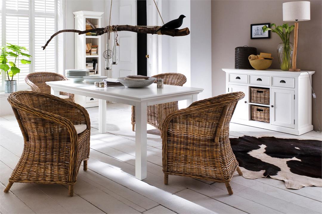 Ambiance White Dining Table - 180cm