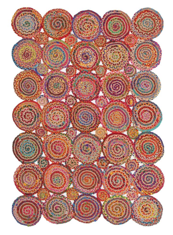 Amilia Cotton and Jute Rug Multi 270x180cm