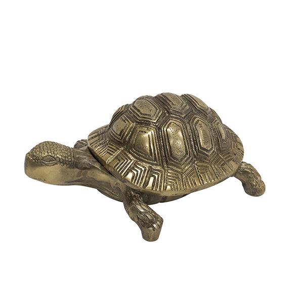 Anitque Gold Turtle Box
