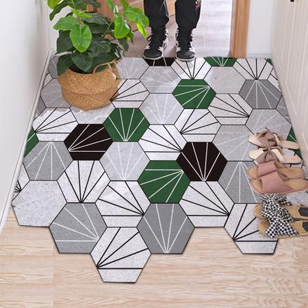 Anti-Slip PVC Silk Loop Indoor Outdoor Doormats Funny Door Mat DIY cut 45x75cm