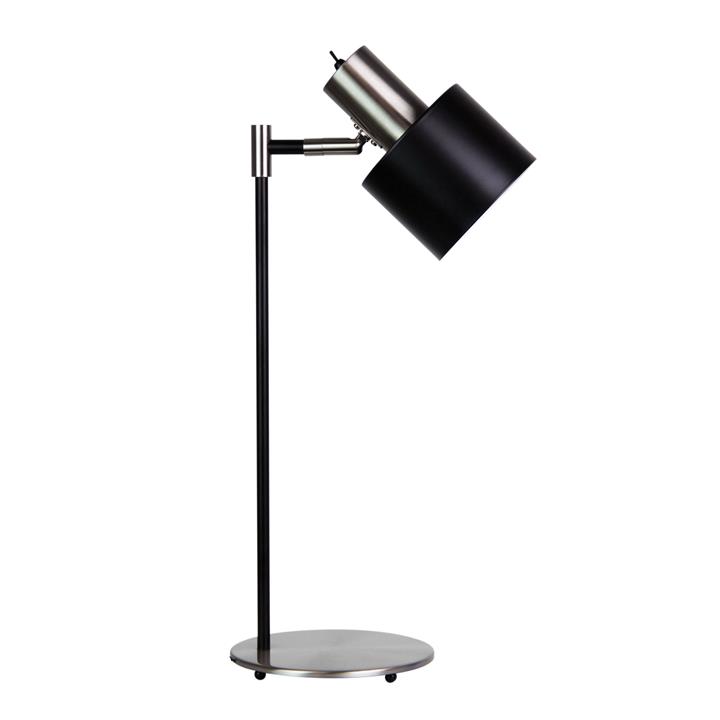 Ari Desk Lamp Black W/ Brushed Chrome Head