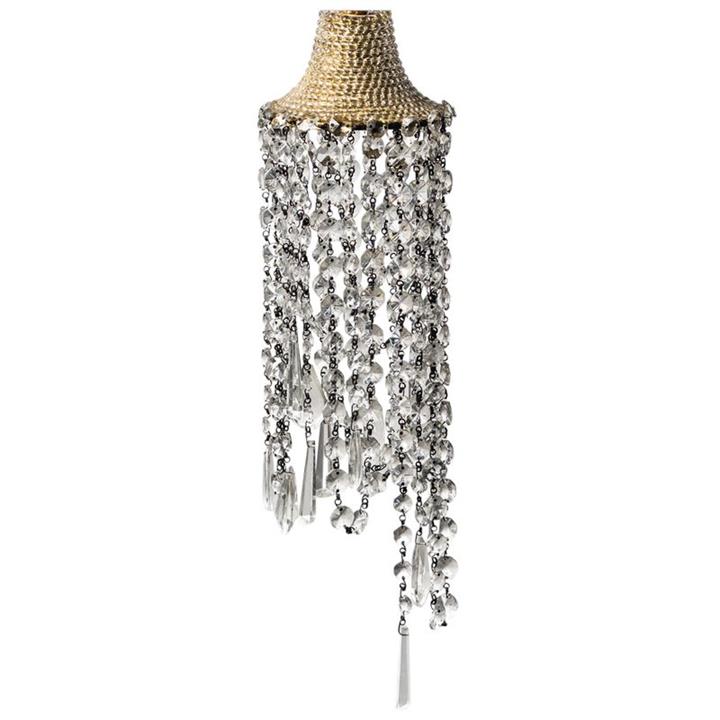 Aria Sml Gold-Glass Chandelier H56D15Cm