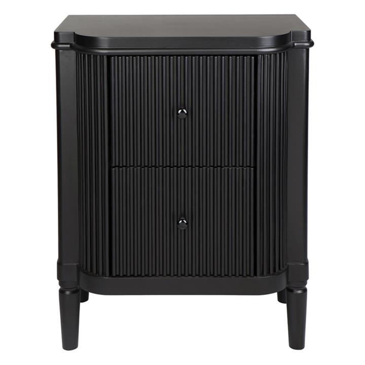 Arielle Bedside Table - Black