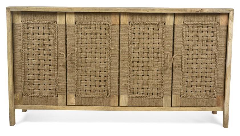 Arizona 4 Door Handwork Buffet - Natural