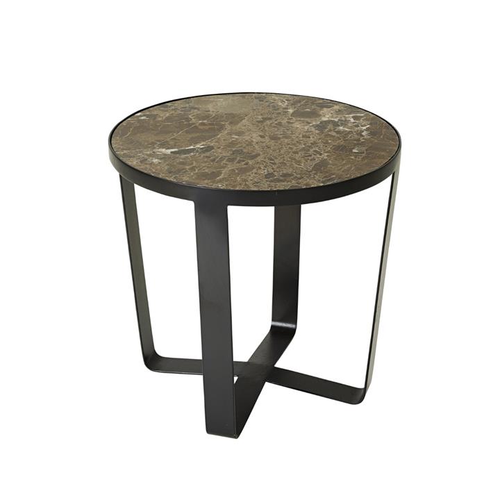 Arne Brown Marble Coffee Table - Small