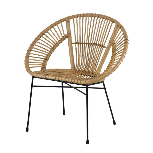 Aroona Fan shaped Rattan Chair