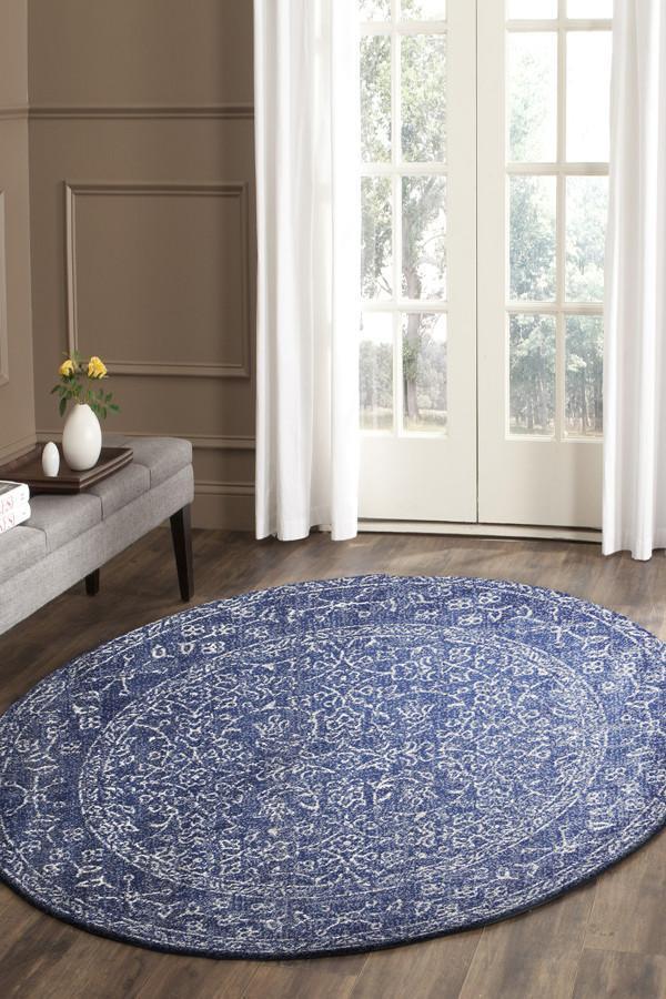 Artist Navy Transitional Rug 240x240cm