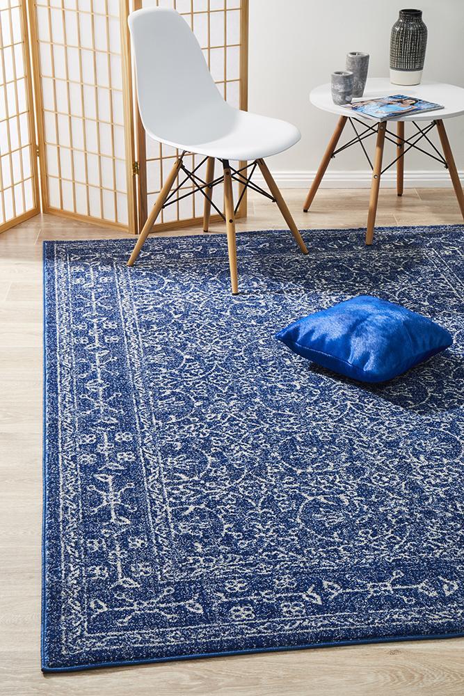 Artist Navy Transitional Rug 400x300cm