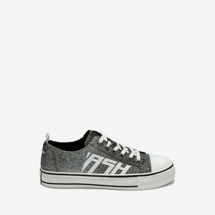 Ash Women's Vanda Degrade Glitter Trainers - Black/Silver - EU 39/UK 6