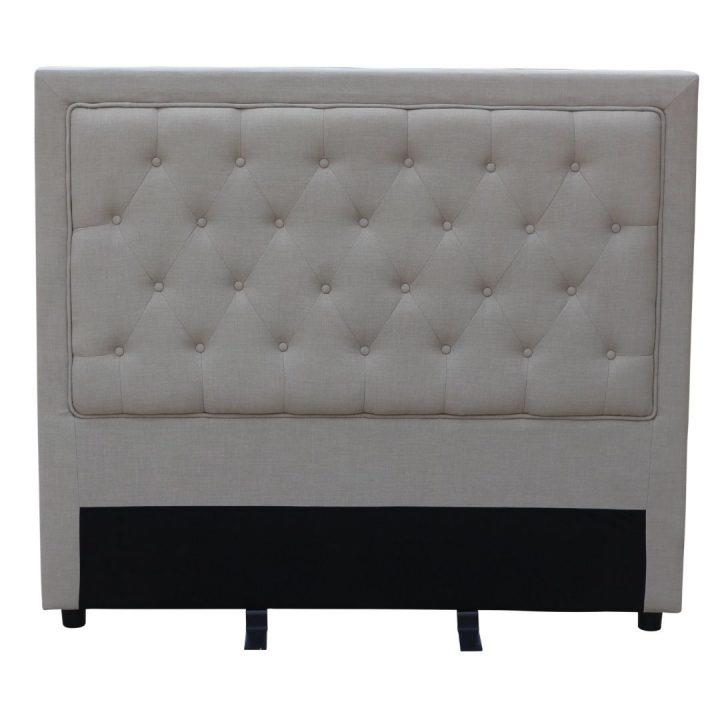Ashford Double Bed Head Upholstered In Key West Linen Fabric