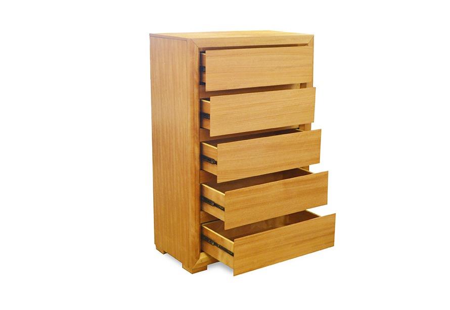 Audi custom timber tallboy - 5 drawers