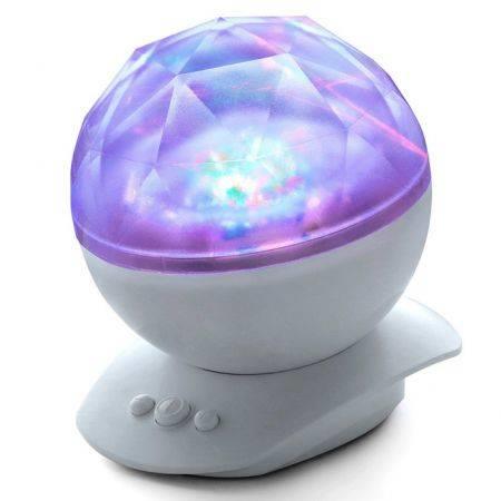 Aurora Projection Built-in Speaker LED Night Light