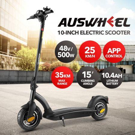 AUSWHEEL 500w E-scooter Foldable Scooter Bike Electric Commuting Vehicle 120kg