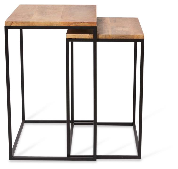 Ava Set of 2 Rectangular Nested Side Tables