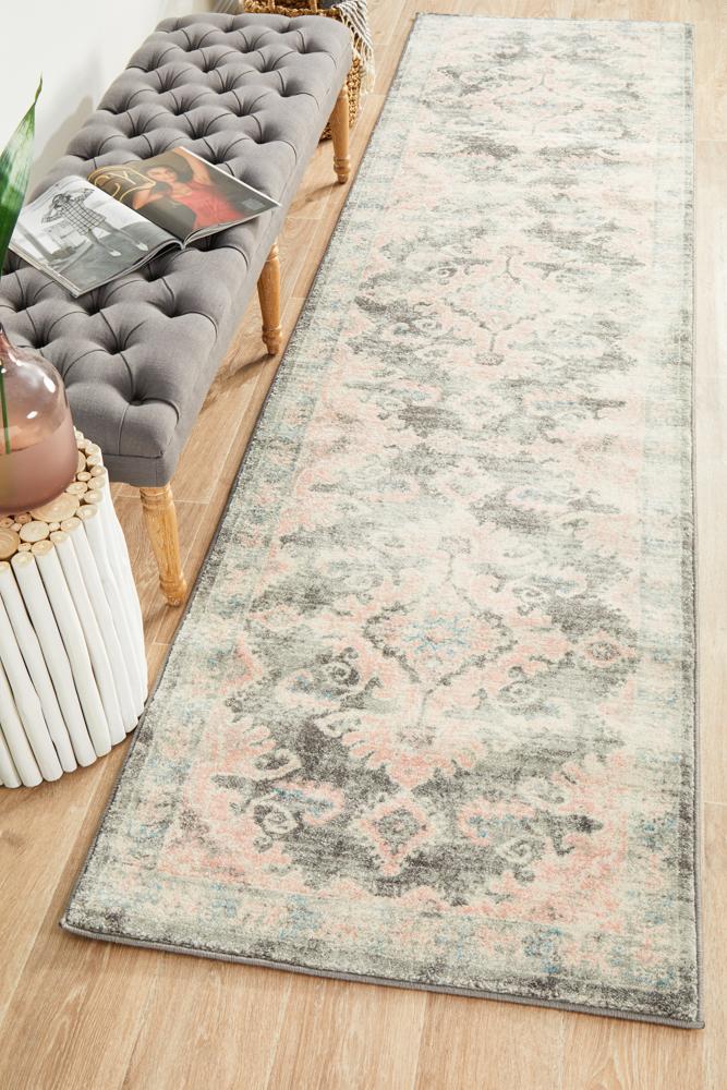 Avenue 701 Grey Runner Rug 300X80CM