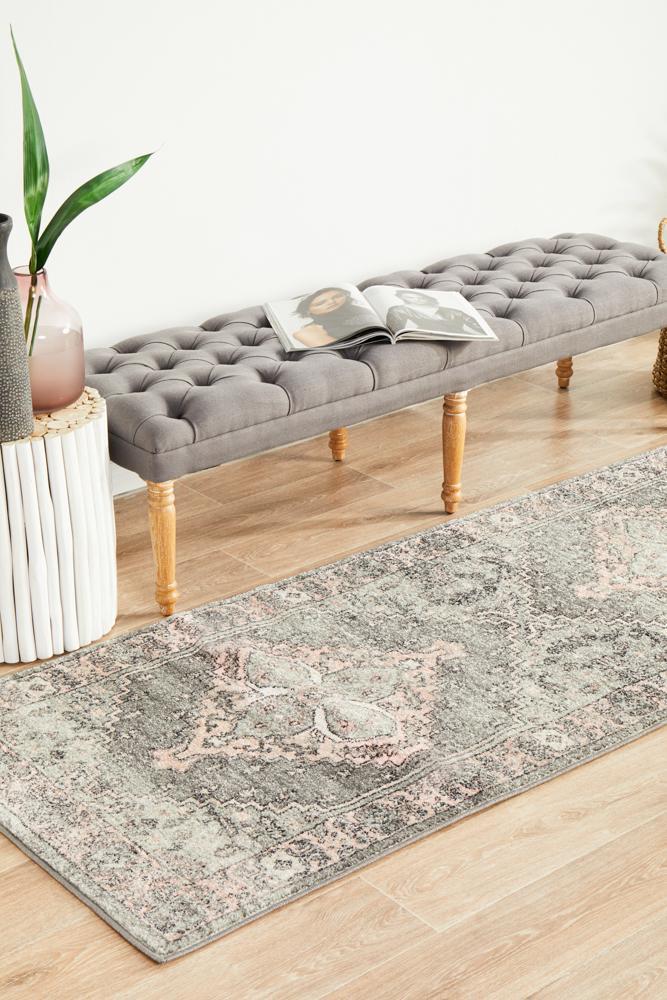 Avenue 703 Grey Runner Rug 400X80CM