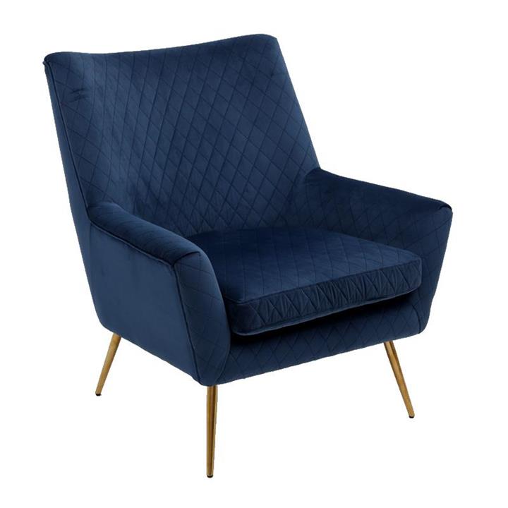 Avila Chair Navy Velvet