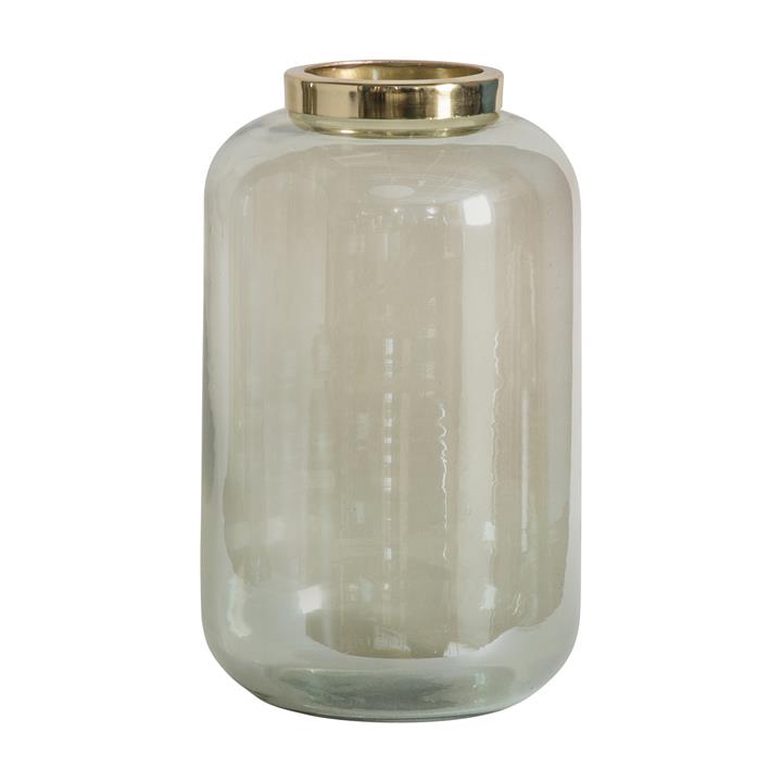 Aviv Lustre Vase Green