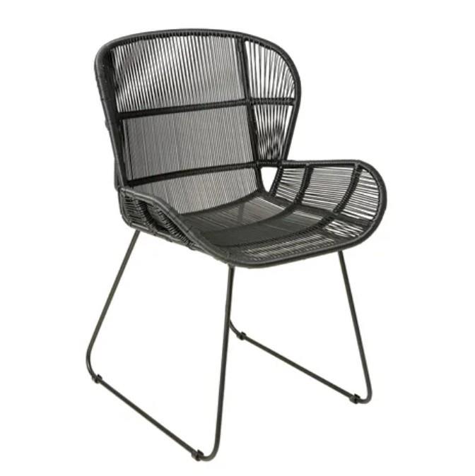 Azul Black Outdoor Dining Chair