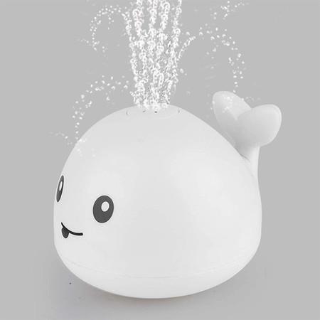 Baby LED Light Up Bath Toys, Toddlers Water Spray Whale Bathtub Toys, Water Sprinkler Pool Toys for Infants Kids