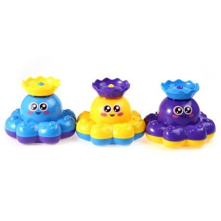 Baby Rotary Automatic Electric Sprinkler Octopus Swimming Bath Toys