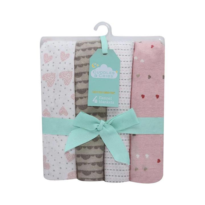 Baby Wraps - 4 Pack Hearts