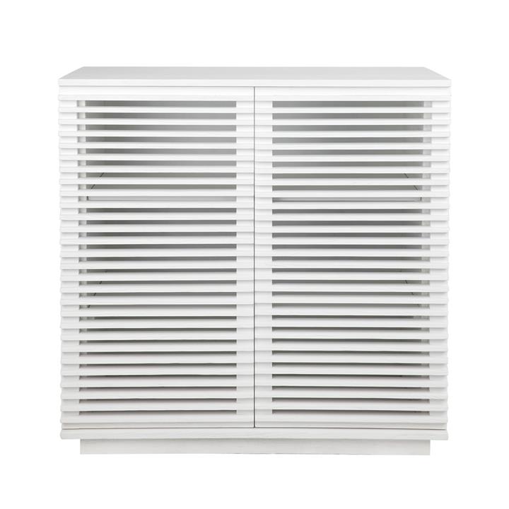 Bahama Oak Cabinet - White