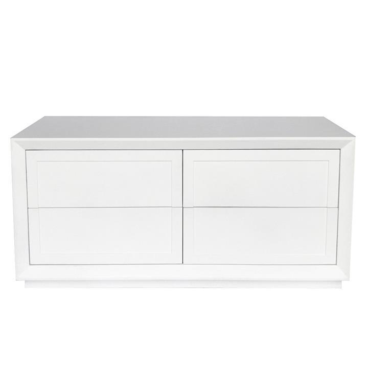 Balmain Oak Chest - White