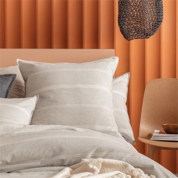 Balmoral Euro Pillowcase 65x65  -  Neutral  Square