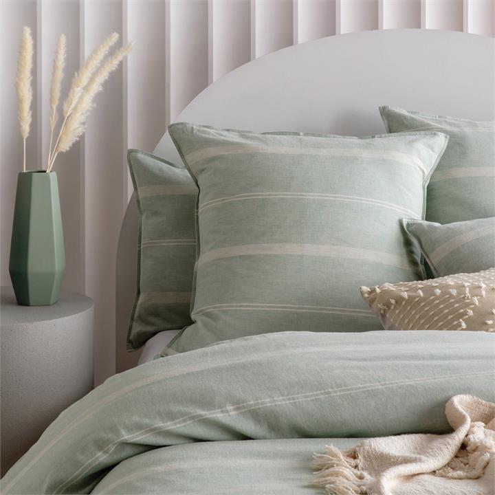 Balmoral Euro Pillowcase 65x65  -  Sage  Square