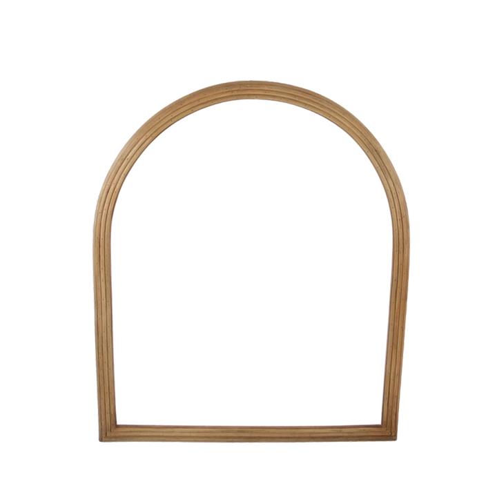 Bamboo Arch Mirror - Natural