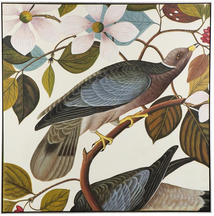 Band Tail Oil On Canvas Painting