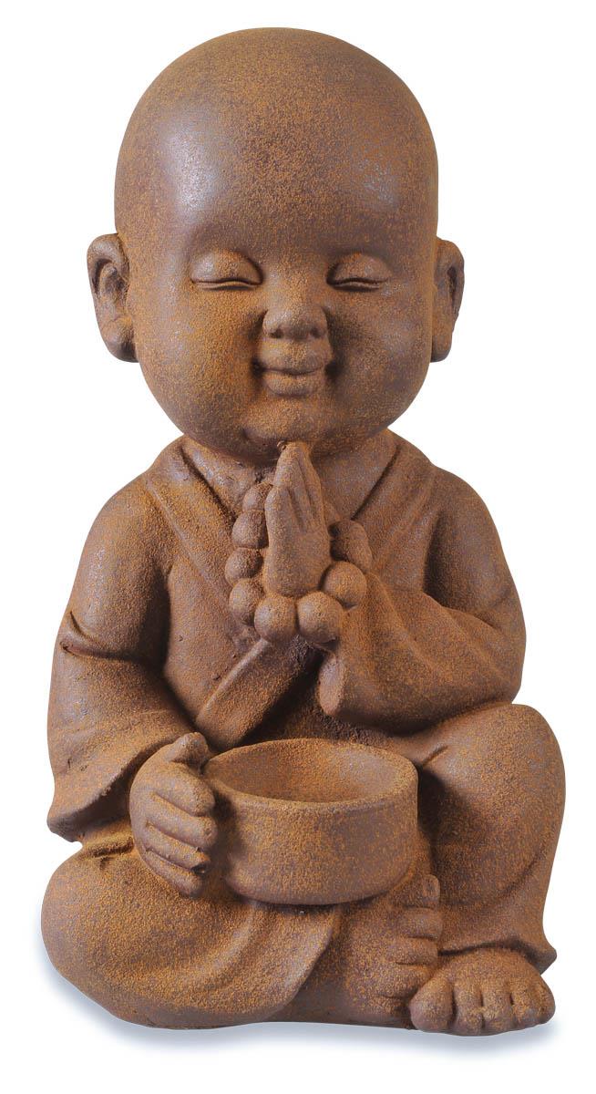 Banyu Prayer T Lite Buddha - Rust
