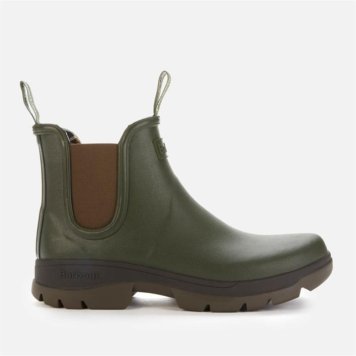Barbour Men's Fury Chelsea Wellies - Olive - UK 7