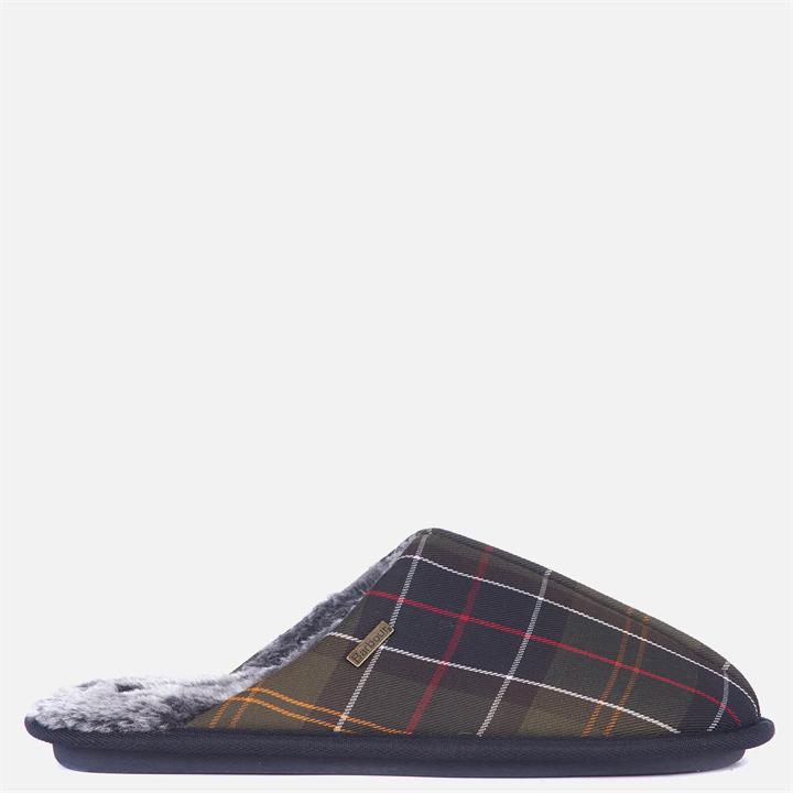 Barbour Men's Young Mule Slippers - Recycled Classic Tartan - UK 8