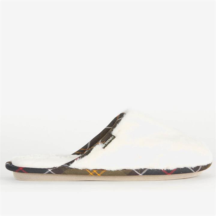 Barbour Women's Agatha Mules Slippers - Cream - UK 4