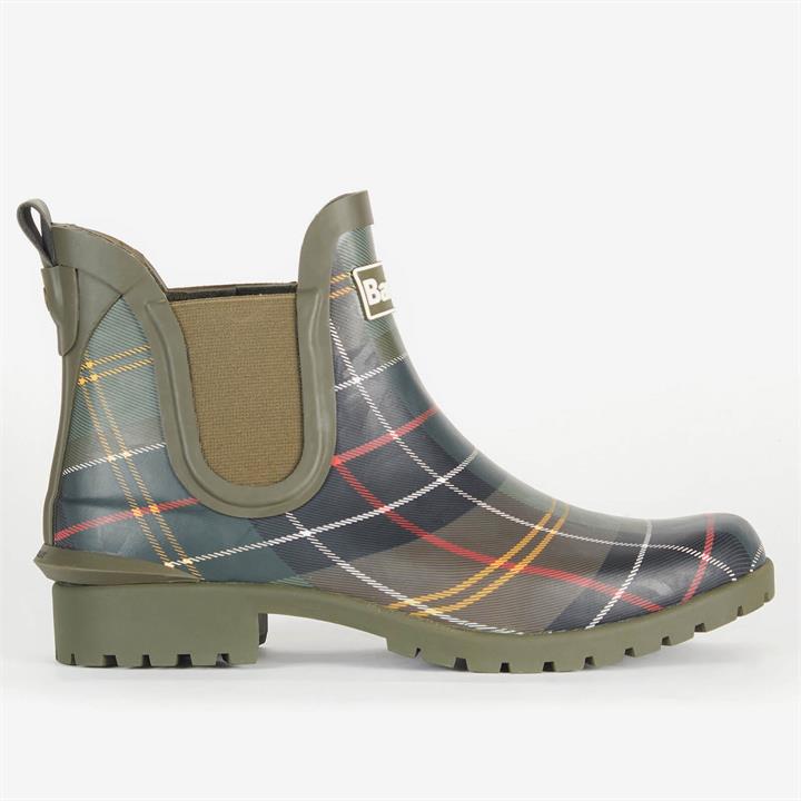 Barbour Women's Wilton Chelsea Boots - Classic Tartan - UK 4