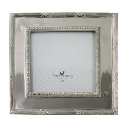 Beaded Nickel Photoframe 4x6