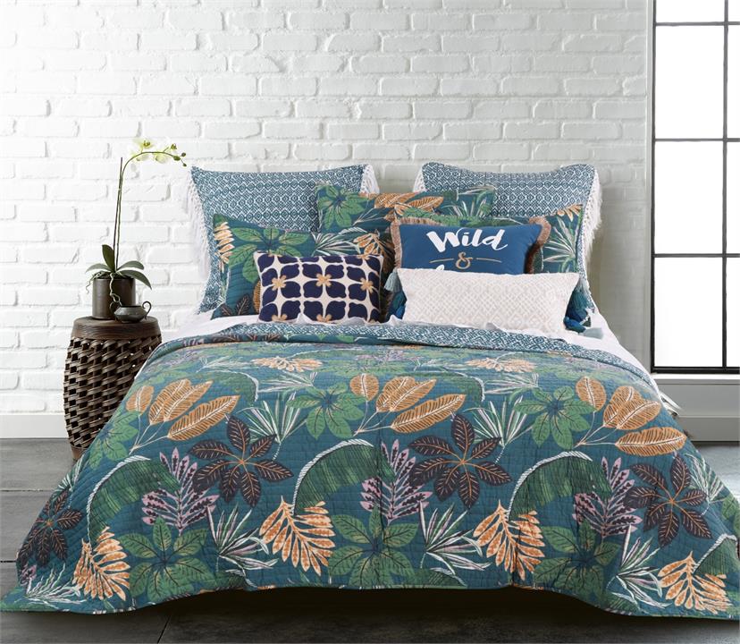 Beckett 100% Cotton Coverlet King Single 195cm X 235cm