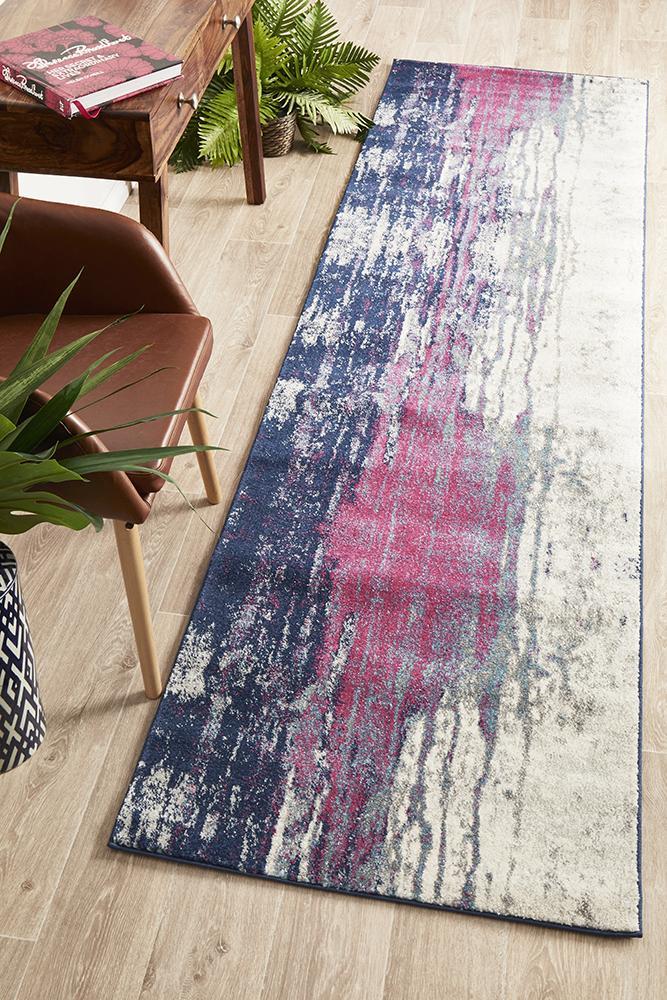 Bedrock Stone Transitional Rug 500x80cm