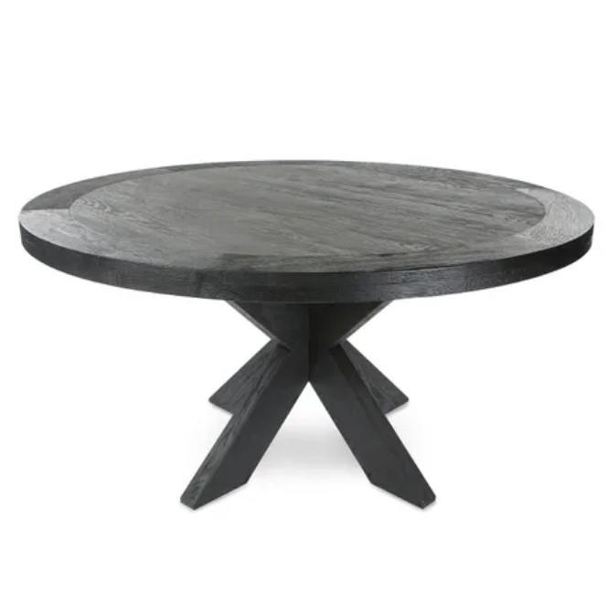 Berkley Black Round Dining Table