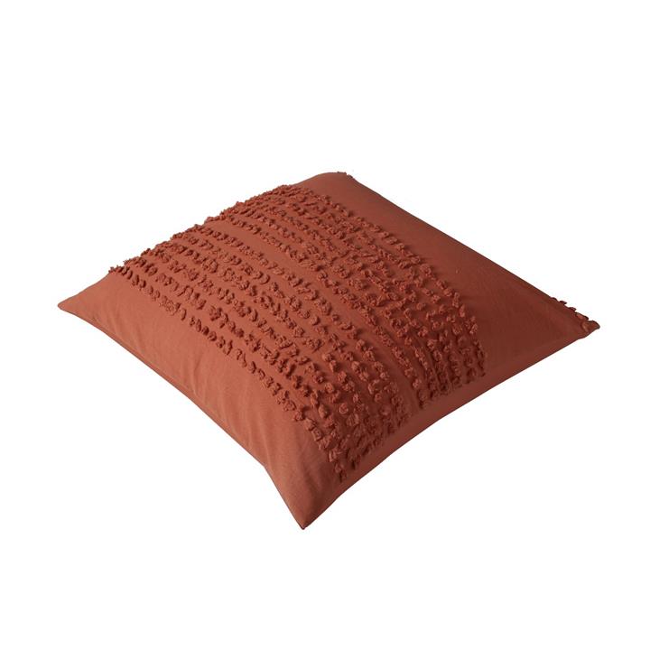Betty Tobacco Cotton Euro Pillowcase