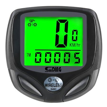 Bicycle Speedometer and Odometer Wireless Waterproof Cycle Bike Computer with LCD Display & Multi-Functions
