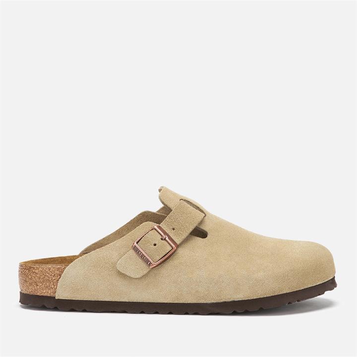 Birkenstock Men's Boston Suede Mules - Taupe - EU 41/UK 7.5