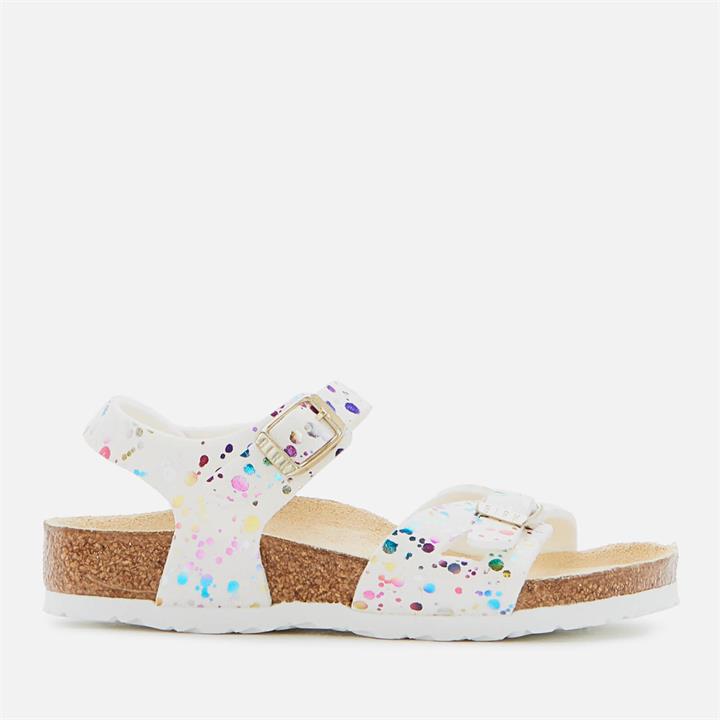 Birkenstock Rio Kids' Sandals - Confetti White - UK 2 Kids