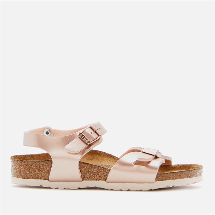 Birkenstock Rio Kids' Sandals - Electric Metallic Copper - UK 9 Kids