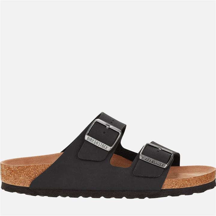 Birkenstock Women's Arizona Slim Fit Vegan Double Strap Sandals - Black - UK 3.5